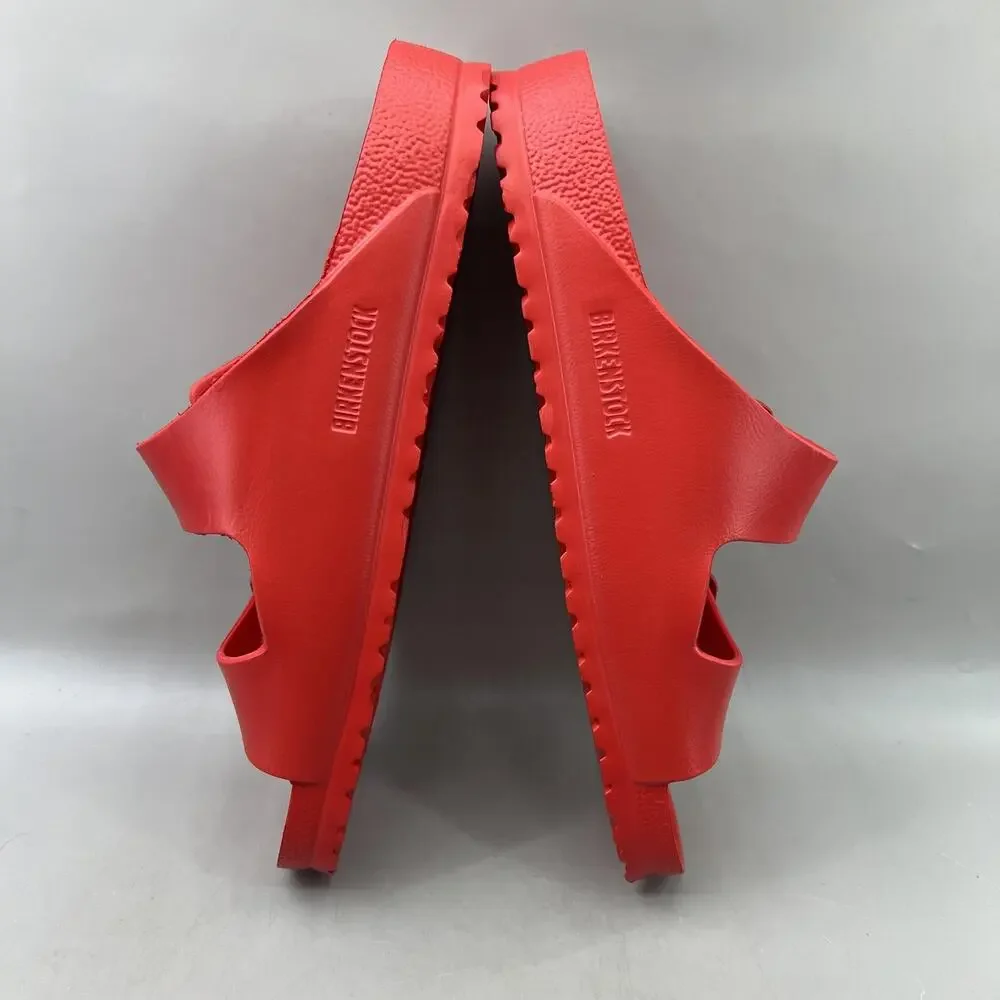 Birkenstock Arizona EVA Buckle Sandals Men Size 12 Red Comfort Slip On Slides